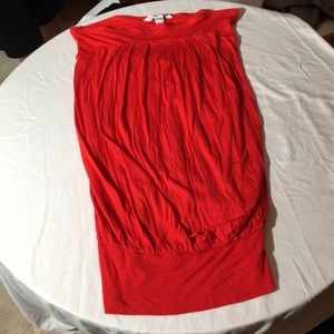 Strapless short dress